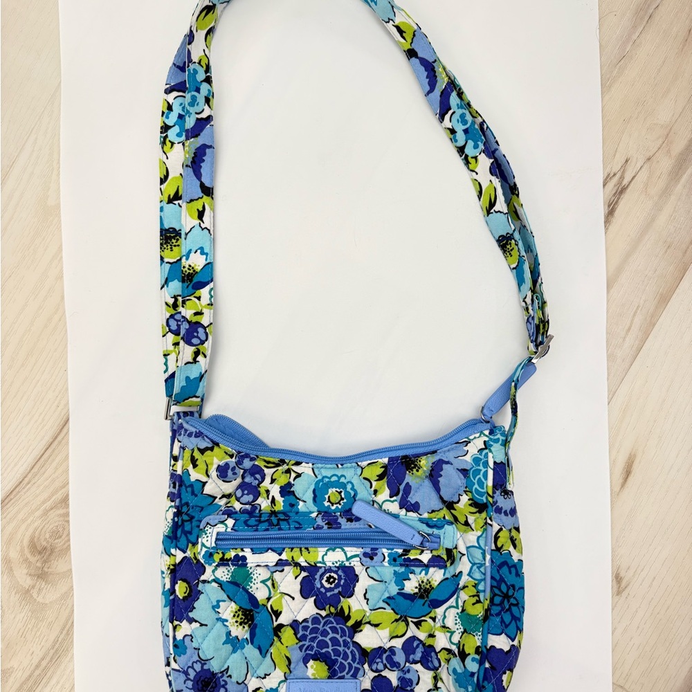 Vera Bradley Blueberry Blooms Crossbody Bag